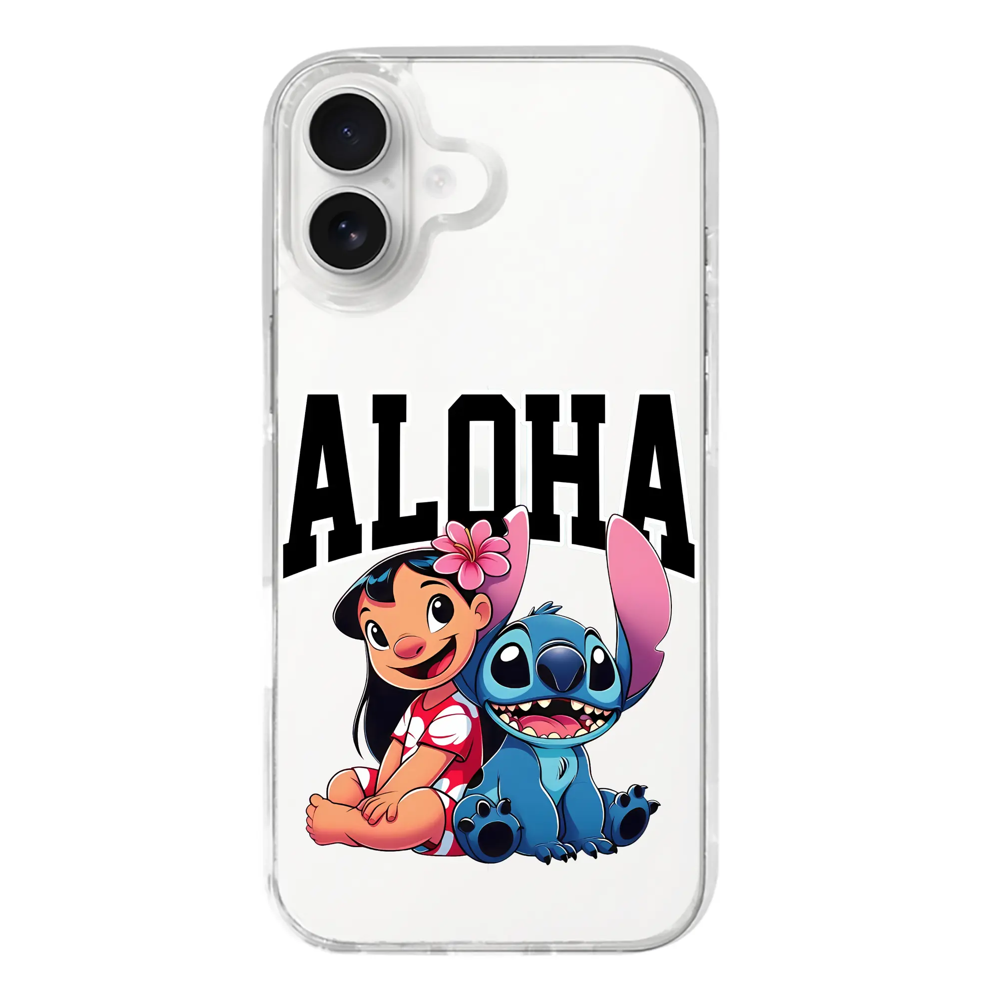 リロ＆スティッチ グッズ リロ - iPhone 17シリーズ 透明スマホケース – 薄型・耐衝撃・精密フィット保護カバー